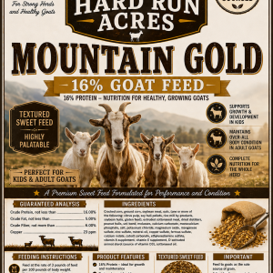 Mountain Gold 16% Goat Feed