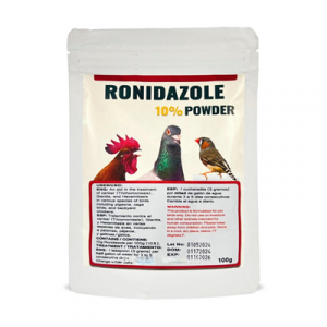 Ronidazole 10% Powder - for Cage Birds, Pigeons, & Backyard Chickens